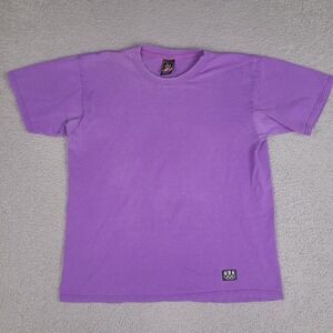 Vintage USA Olympic JC Penney T-Shirt Mens Large Purple Blank Made‎ In USA